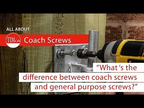 How to use coach screws l TIMco How To Tuesday