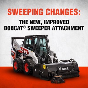 2.3K views · 83 reactions | The all-new Bobcat Company sweeper attachment design is more efficient and more durable than ever before. Contact your local dealer to see how you can keep productivity at its peak. https://bit.ly/2XIDrHB | Bobcat Company | Facebook