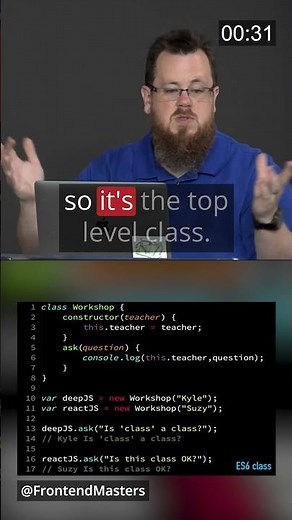 🏃‍♂️ A quick tour of the JavaScript class keyword