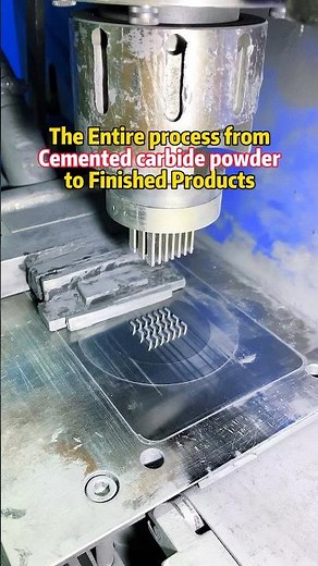 The entire process from cemented carbide powder to finished products #carbide #tungstencarbide