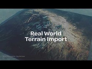 e-on software VUE Q4 2019 Release: Real World Terrain Feature Preview