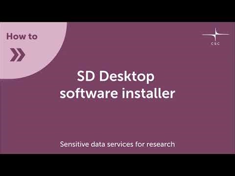 SD Desktop: Customisation via Software Installer