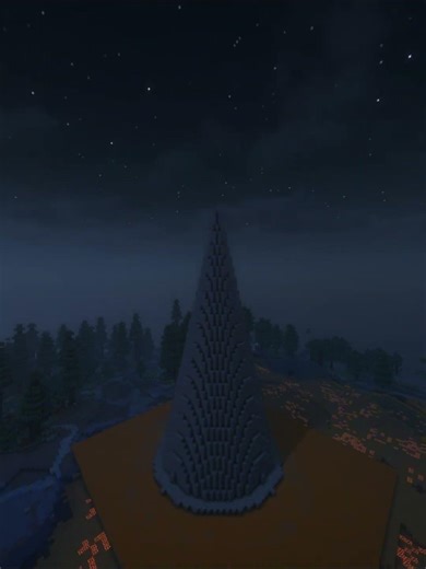 Lava tower #minecraft🏠 🔥 #trending #shorts