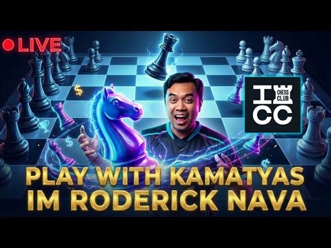 IM Roderick Nava will play and share some Chess tips with the Internet Chess Club users.