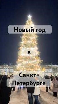 Новый год в Санкт-Петербурге. Невский проспект, Дворцовая, Исаакиевская и Манежная площади.