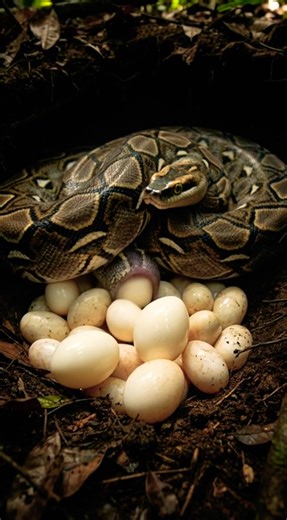 การออกไข่ของงูเหลือม #animals #animallife #shortvideo #shorts#short#shortsfeed #shortsviral