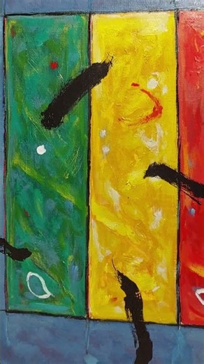 kazuo adamski abstract day 4 op1749 #art #expressionism #painting #abstract