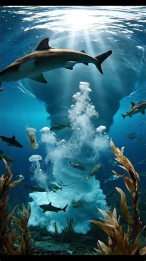 Underwater Tornado of Doom | Realistic AI Ocean Cinematic