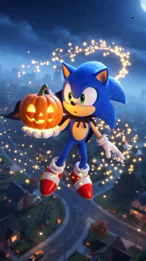Sonic Was Falling From the Sky… Then a Pumpkin Saved His Halloween! 🎃😱