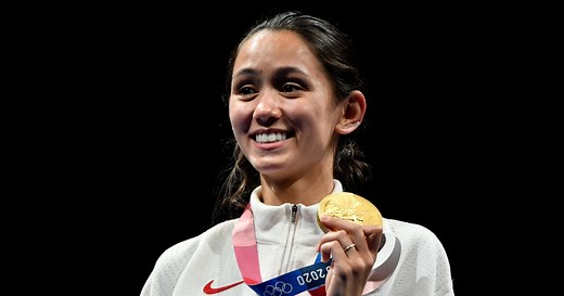 Lee Kiefer wins Olympic fencing gold while in med school