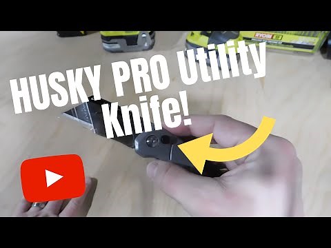 HUSKY Pro Folding Utility Knife - Review