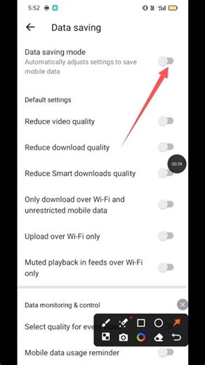 How To Save Data On Youtube |YoutubeData Saver Settings |Data Saver Settings #shorts