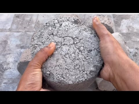 Gritty Cement Crumbling