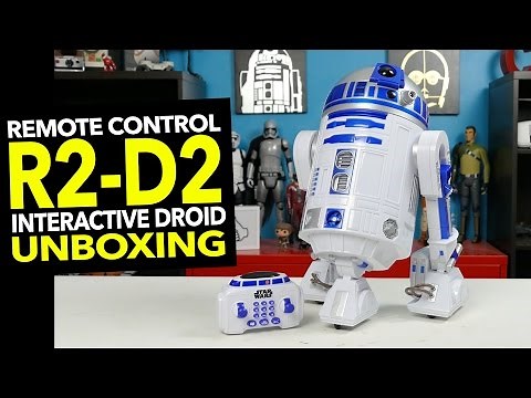 Remote Control R2-D2 Interactive Robotic Droid Unboxing