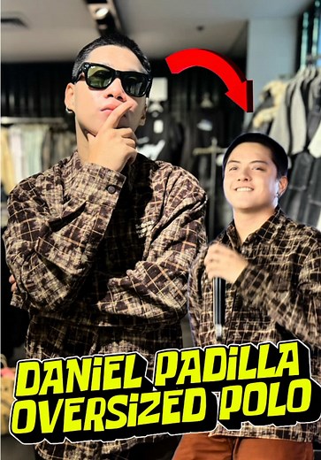 Daniel Padilla Oversized Polo Maraming salamat Supremo G!@Pareng G For Brands / Events / Guesting / For inquiries, please contact : Instagram : Ced_gavino #cedgavino #fyp #danielpadilla #clothes