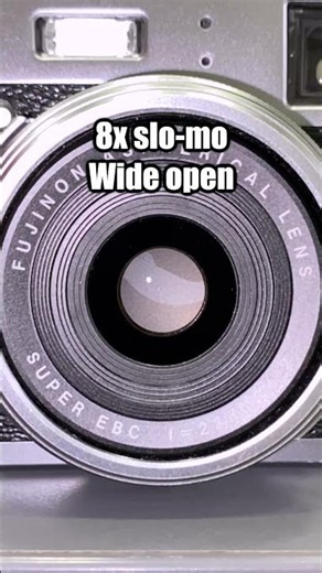 Leaf Shutter Slow Motion Test