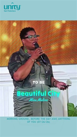 🎵 "Beautiful City" (from Godspell) | Misa Malone | Unity San Francisco
