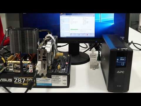 シュナイダーエレクトリック製UPS「APC RS 550 BR550G-JP」の動作検証