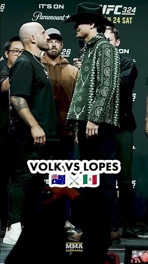 Alexander Volkanovski vs. Diego Lopes 2 FIRST FACEOFF | MMA Fighting