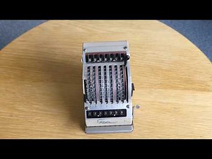 Resulta E7 mechanical calculator