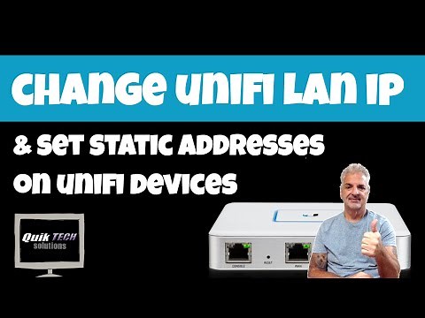 How To Change LAN IP & Set Static IPs On Unifi Network