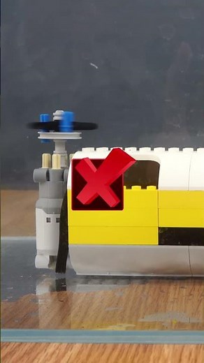 Testing Lego Submarine Underwater #lego #legotechnic #epic #smartlego #legocar