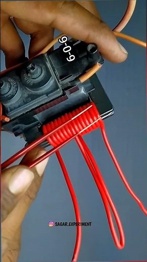 🔥flyback transformer project #diyelectronics #electronicproject