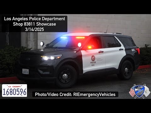 Los Angeles Police Department (LAPD) Shop 83811 Showcase | 2024 Ford Police Interceptor Utility