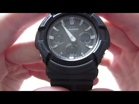 CASIO G-Shock GAW-100B-1AER solar Review/Tutorial