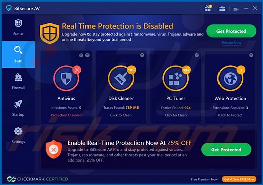 BitSecure AV Unwanted Application