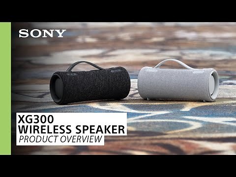 SONY | XG300 Portable Bluetooth® Wireless Speakers – Product Overview