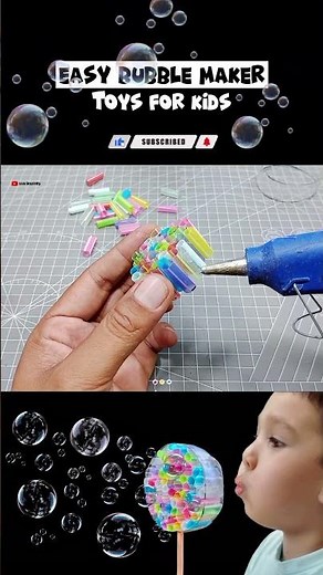 🌈 Easy DIY Bubble Maker At Home 🫧😍 Playing Bubbles So Much Fun!