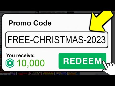 This *SECRET* Promo Code Gives FREE ROBUX! (Roblox Christmas 2023)