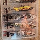 UCEC Fishing Lure for Bass Trout Segmented Multi Jointed Swimbaits Freshwater Saltwater Slow Sinking Bionic Lifelike Swimming Topwater Bass Fishing Lures Kit