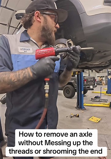 Efficient Axle Removal: Air Hammer Technique Explained