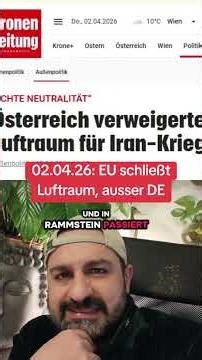 Österreichs Luftraumsperre: Signal im Iran-Konflikt