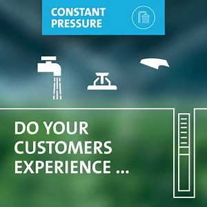 1.5K views · 280 reactions | Provide your customers with constant pressure by installing an SQE pump from Grundfos. Thanks to the variable speed drive the pump speed automatically adjusts itself to ensure constant water pressure despite changing demands. | Grundfos for Installers | Facebook