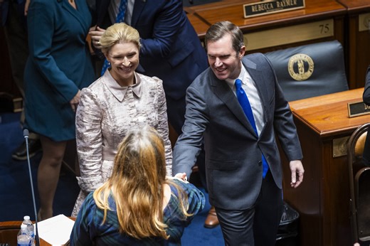 Kentucky’s Beshear talks politics and business at World Economic Forum • Kentucky Lantern