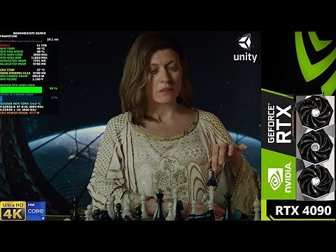 Unity Engine Enemies Tech Demo , Ray Tracing DLSS 4K | RTX 4090 | i9 13900K 5.8GHz