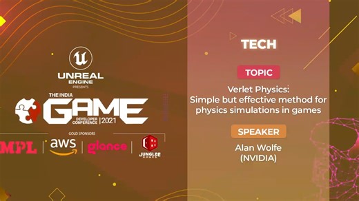 Verlet Physics: 简单而有效的游戏物理模拟方法 | IGDC 2021[中配]