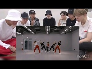BTS Reaction to ITZY -'WANNABE' Dance Practice
