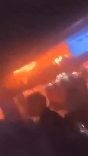 Terrifying footage from inside burning Swiss bar