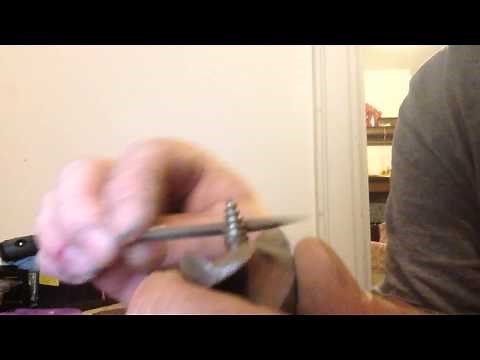 How to sharpen ship auger bit part 2 easy to do
