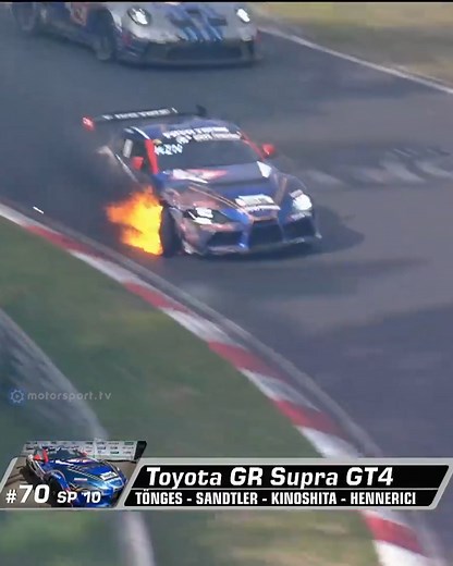 Autosport Extra on Instagram: "POV: you were going too fast 🔥 Watch all the #N24 action live next week on MSTV"