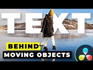 ADD Text behind MOVING Objects in Davinci Resolve 18 | Tutorial
