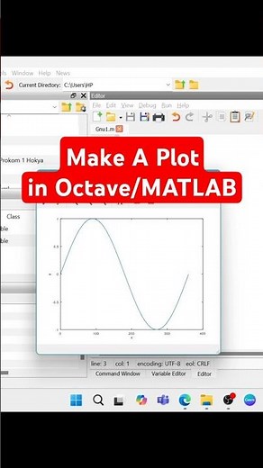 Make A Plot in Octave/MATLAB #coding #programming #matlab #octave #computation #plot