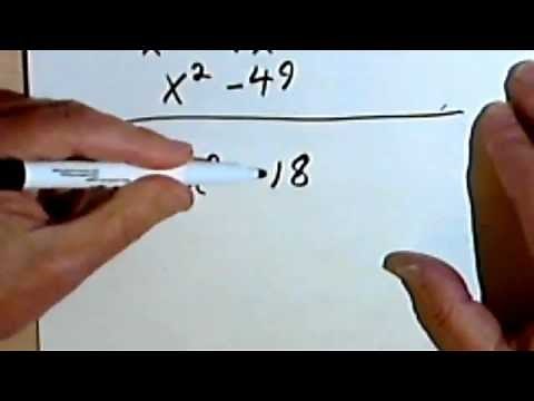 Factoring the Difference of Two Perfect Squares 4-9