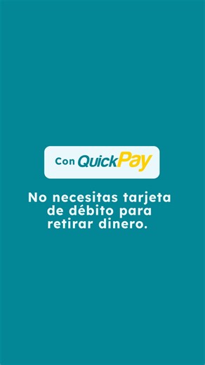 Realiza tus transacciones con QuickPay.​ ¡Descarga la app #24móvil en tu ceular! ​ #BancoBolivariano #QuickPay #retiros | Banco Bolivariano