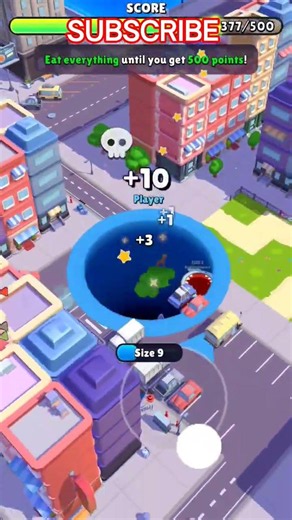Tiny Hole to Giant Monster! 😱 Hole.io #shorts