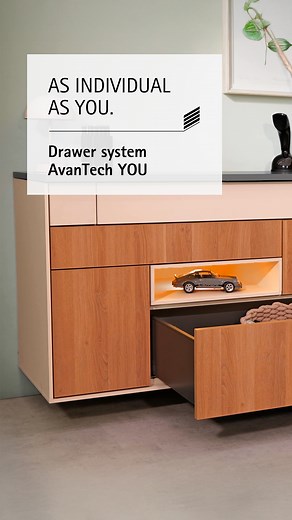 Ever thought a drawer could light up more than just a room? 💡With AvanTech YOU Illumination, you add that special glow: a soft, homogeneous light that turns every drawer into a design highlight. No complicated electrical setup needed: the practical battery solution makes it easy to bring elegant lighting into your furniture. 💪 Get ready to set accents and express individuality in your home. ➡️ Discover more on our website: https://www.hettich.com/short/qywo347 | Hettich Group